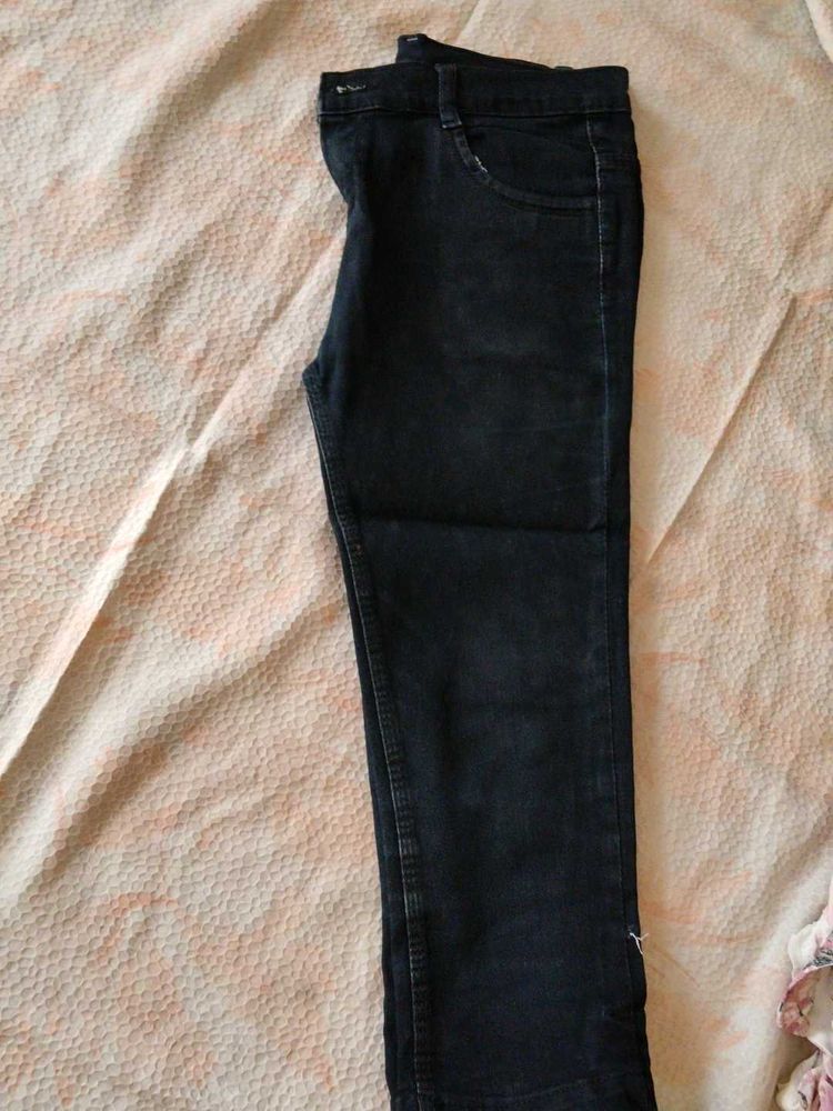 Classic Dark Wash Denim Jeans