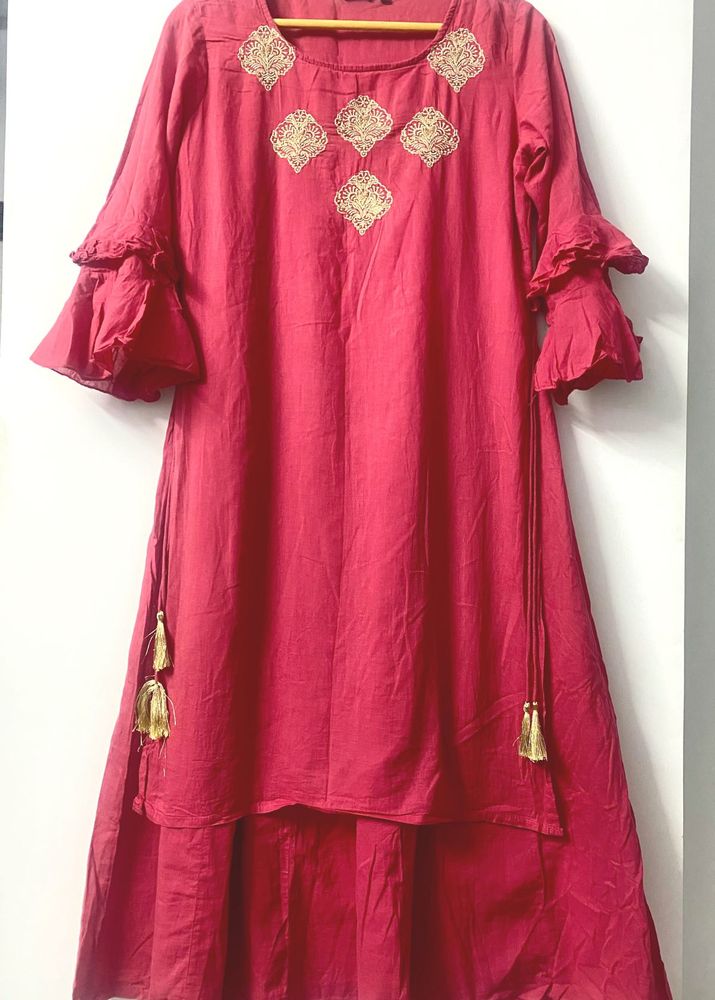 Stylish Double Layer Kurta Dress