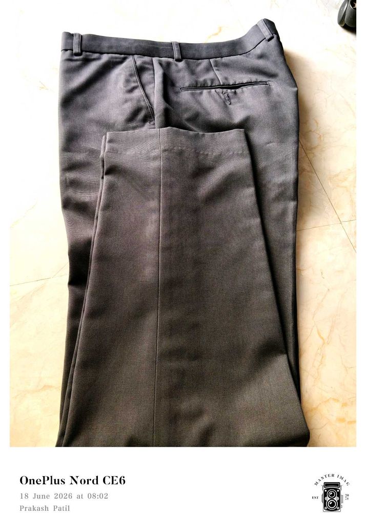 Hardly Used 36" Men's Formal Grey Trousers