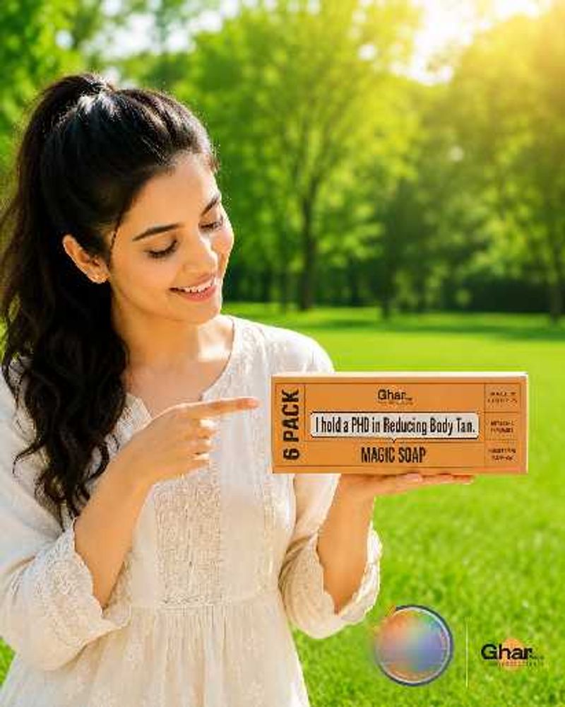 Ghar Magic Soap - 6 Pack each 100g