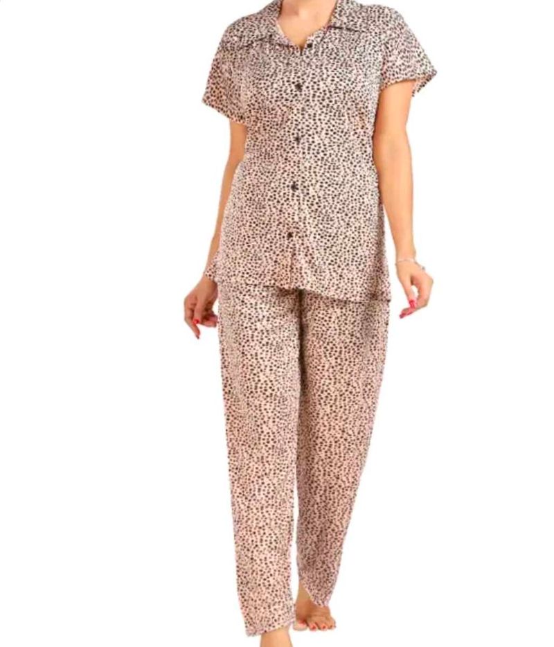 Leopard Print Pajama Set
