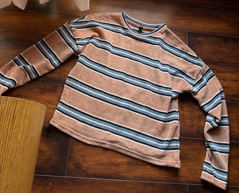 Striped Long Sleeve Top