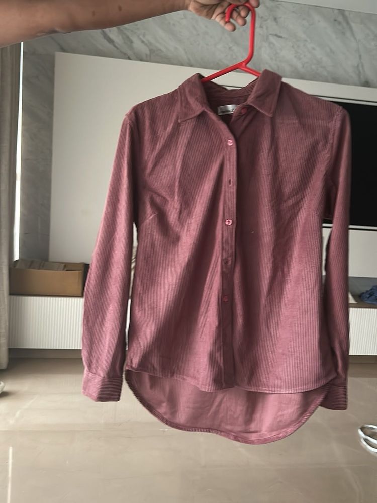 Corduroy Button-Down Shirt