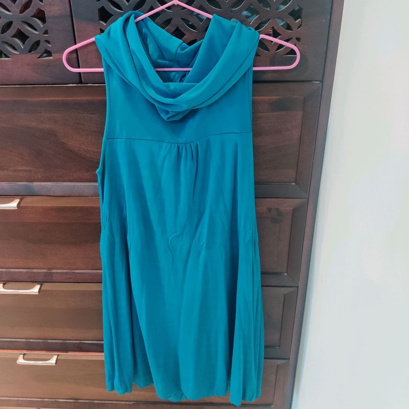 Very Beautiful Cowl neck Party dress Satin