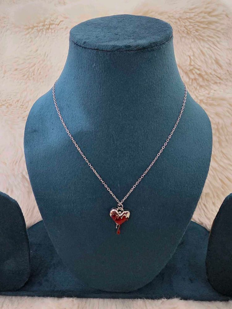 mr diy Korean style Heart Necklace