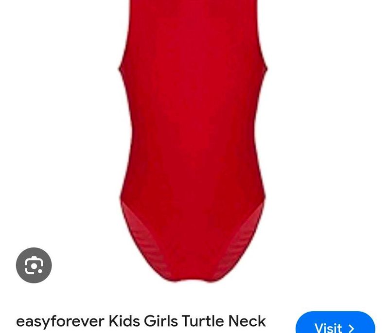 Very Cute Turtle Neck Swimsuit