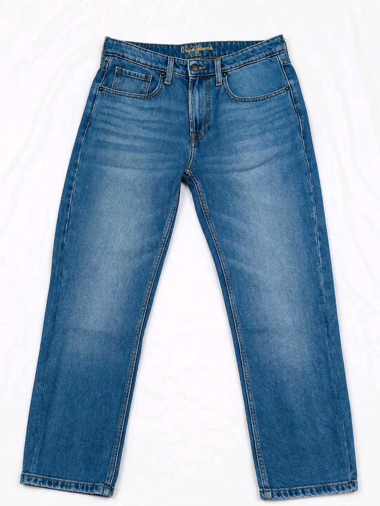 Pepe Jeans Blue Straight Fit Jean