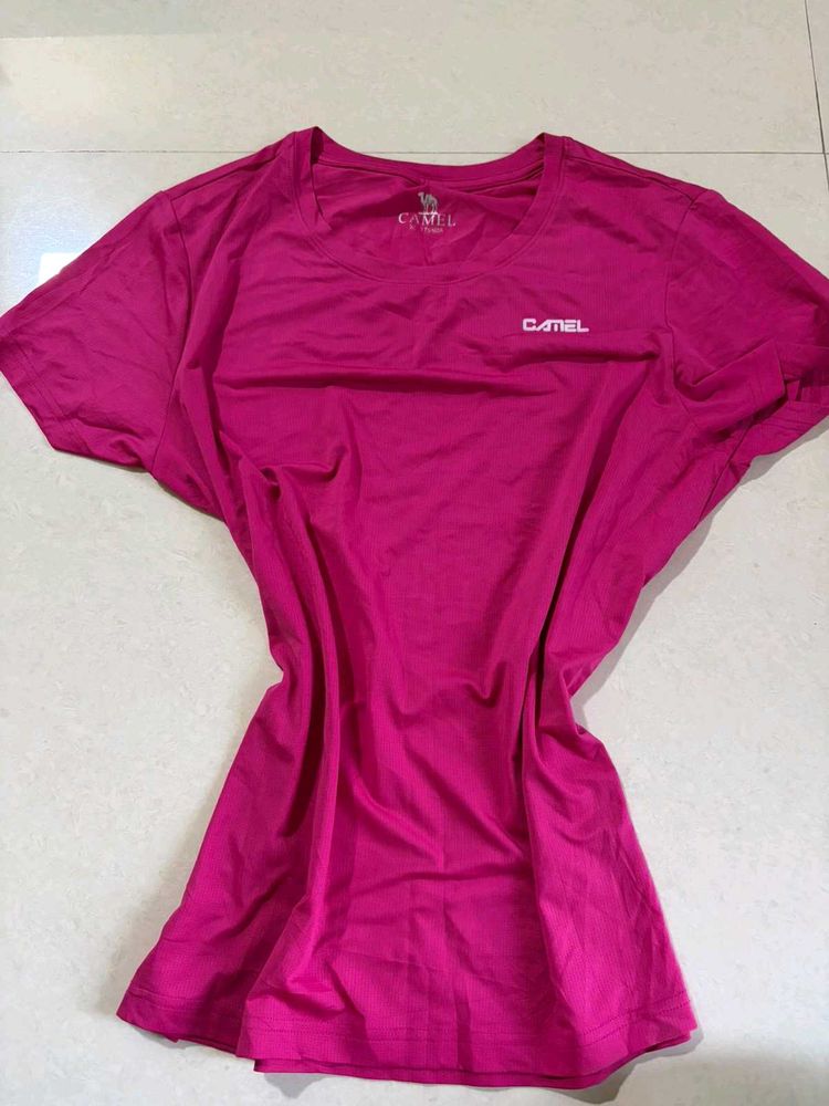 y2k hot pink womens top