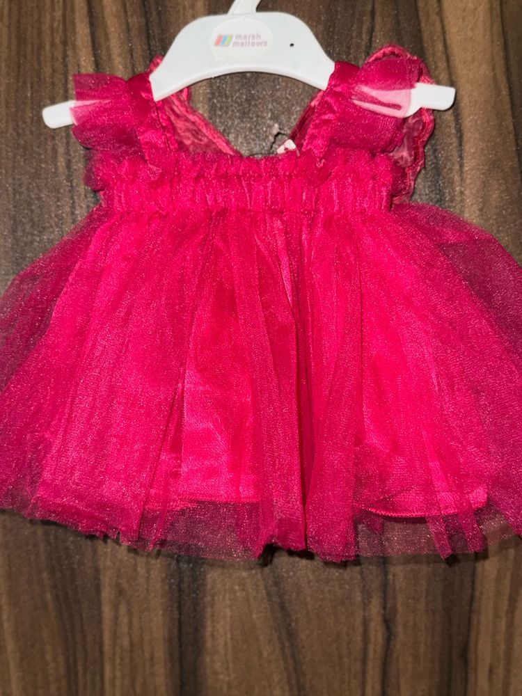 Sparkly Pink Tulle Dress