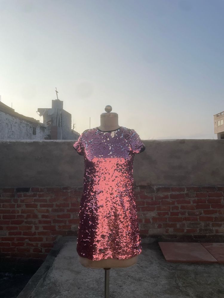 Sparkly Sequin Mini Dress