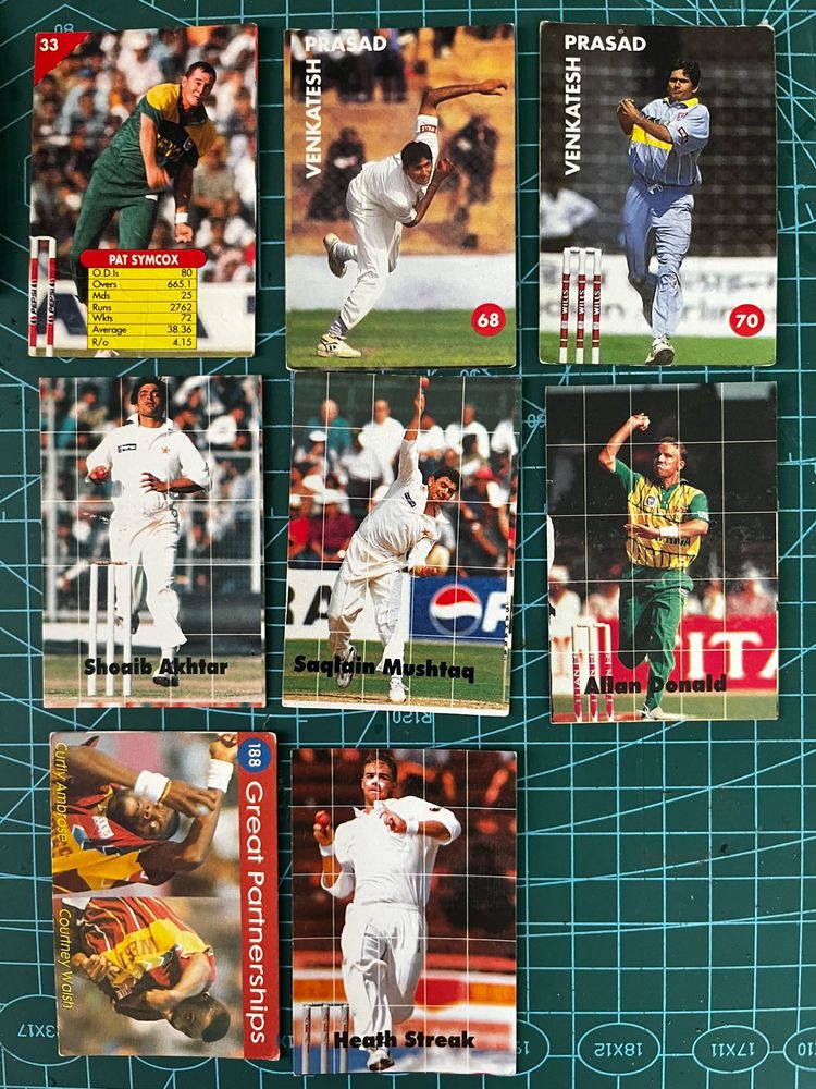 Vintage Cricket Trading Cards