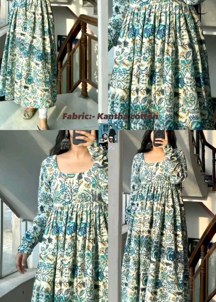 Beautiful Floral Print Kurta