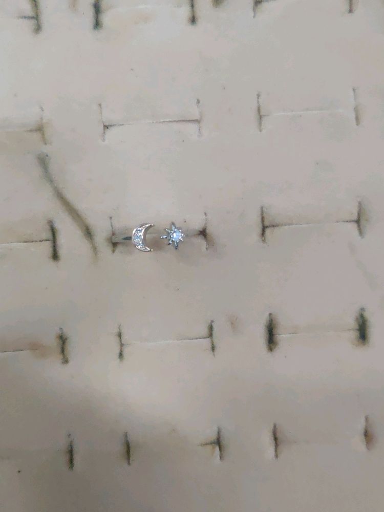 Dual Tone Siver Toe Ring