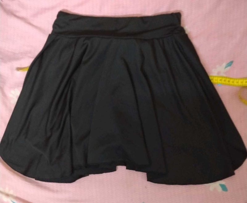 Black Gym Skater Skorts