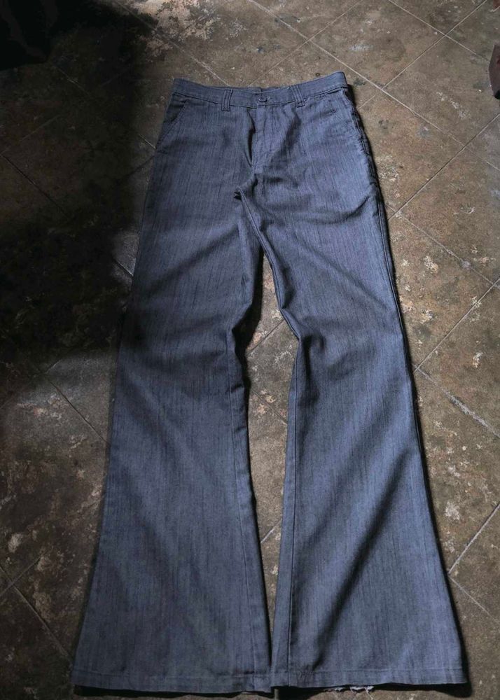 Vintage Diesel Flared Grey Trousers / Pants