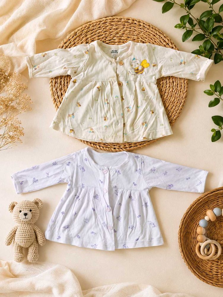 Baby Girls Tops (Set of 2)