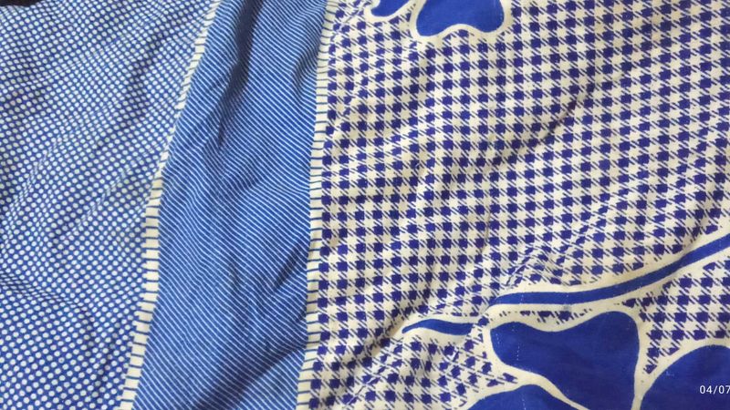 Vintage Blue Pattern Bedsheet