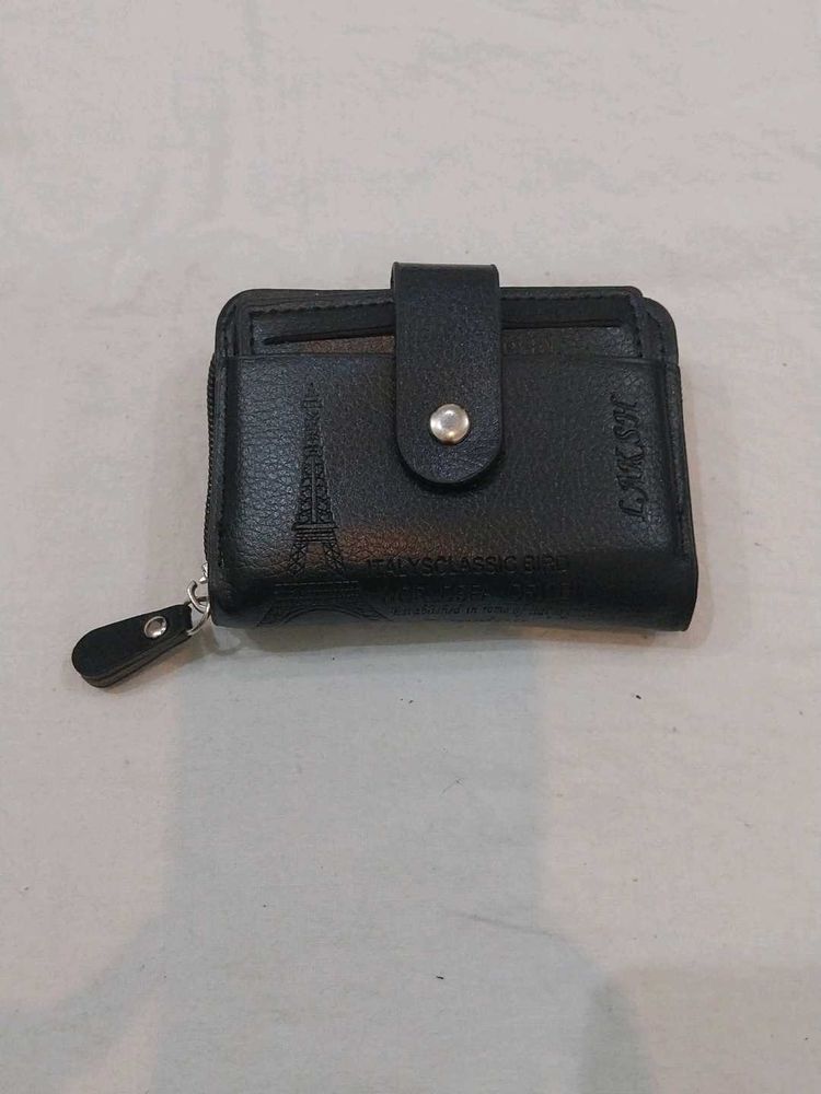 Black Eiffel Tower Wallet