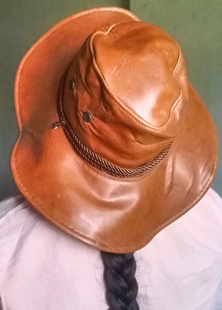 Genuine Leather Cowboy Hat