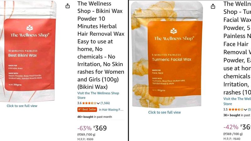 The Wellness Shop Bikini Wax Powder