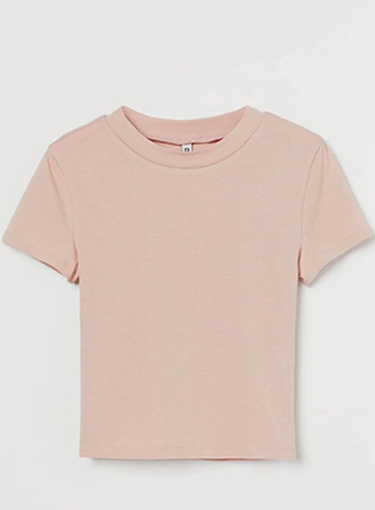 Soft Pink Basic T-Shirt