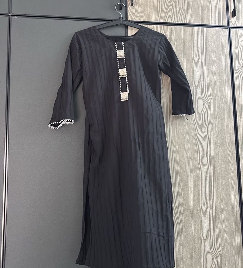 Elegant Black Kurta