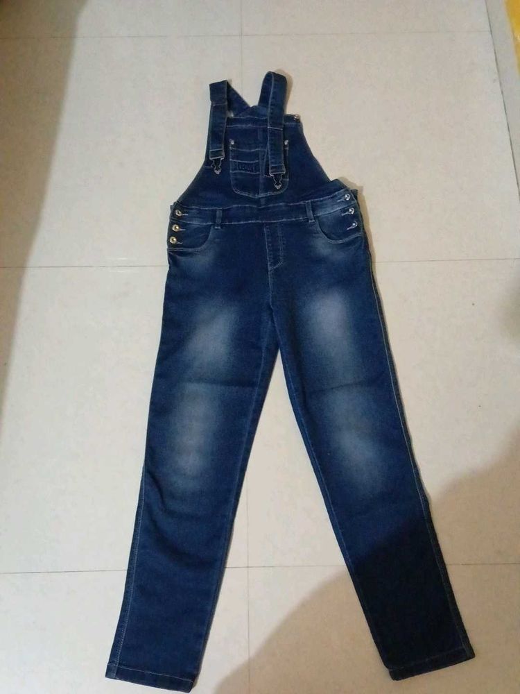 Classic Blue Denim Dungaree