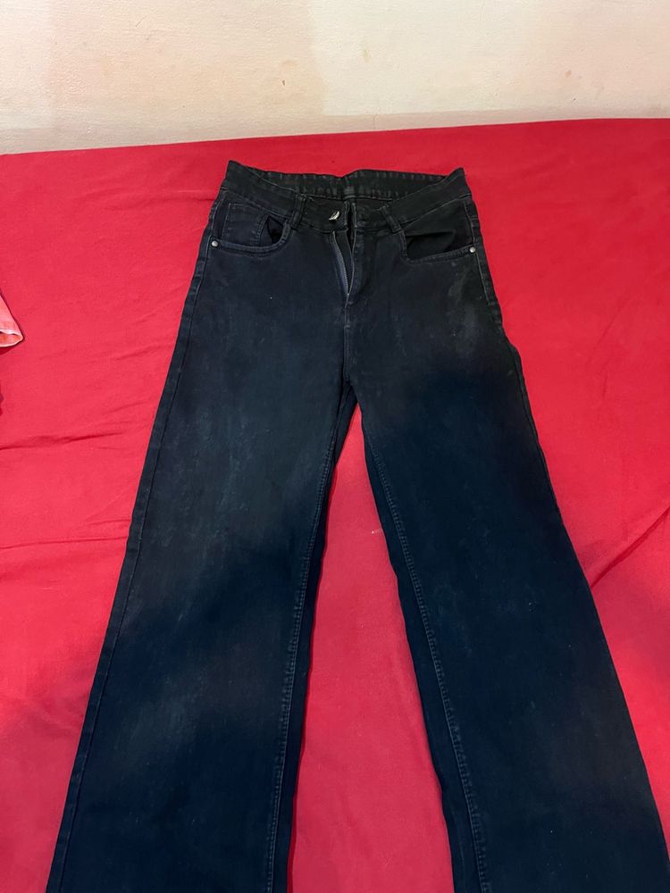 Black Wide Leg Jeans