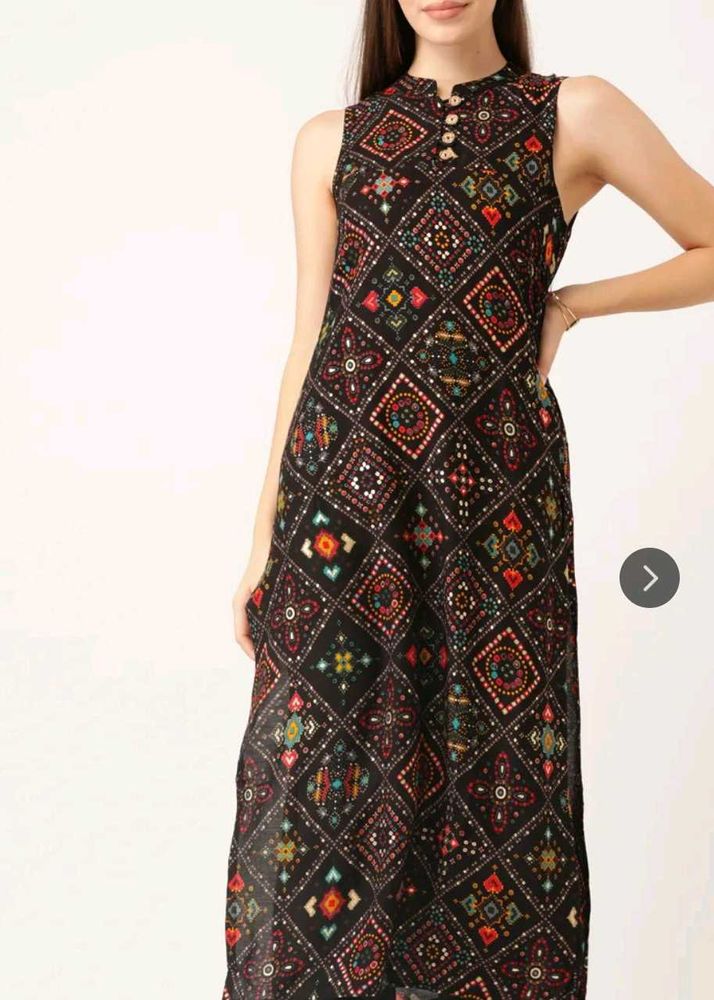 Vibrant Bohemian Print Kurta