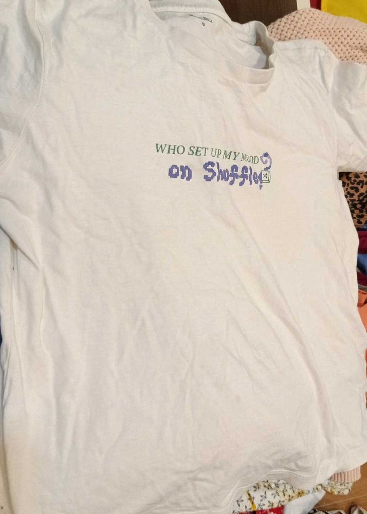 White Graphic T-Shirt