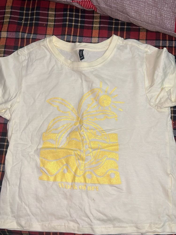 Yellow Graphic T-Shirt