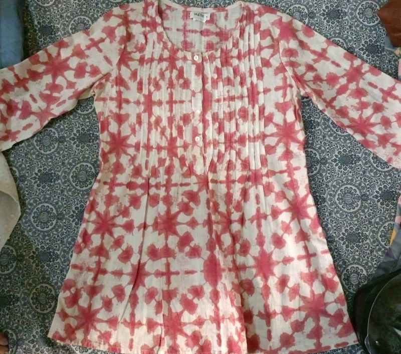 floral print short kurti