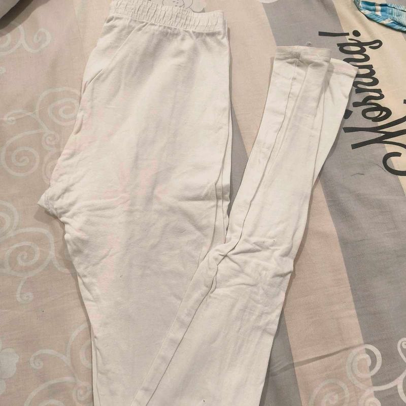 Comfortable White Leggings