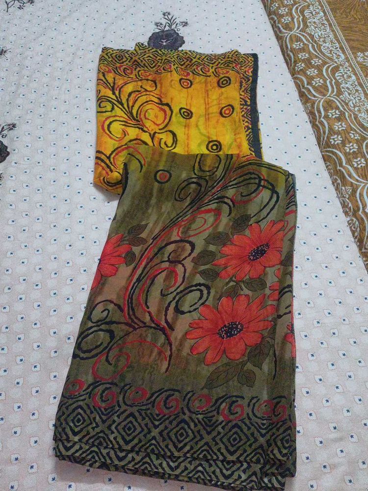 Beautiful Floral Saree