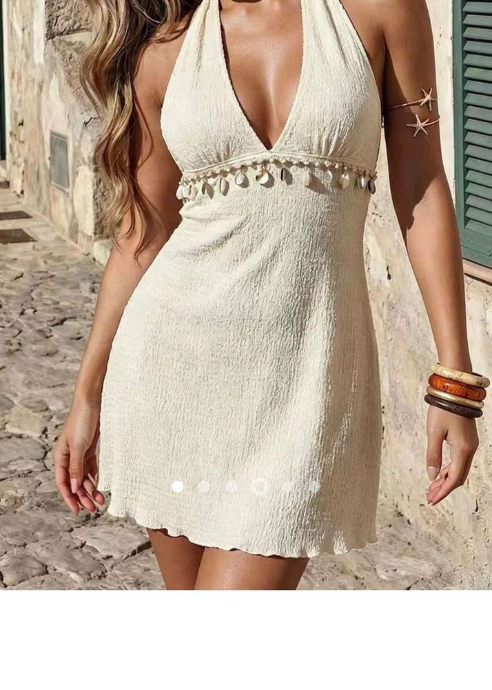 Boho Beach Mini Dress
