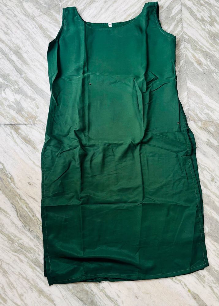 Elegant Green Silk Kurta
