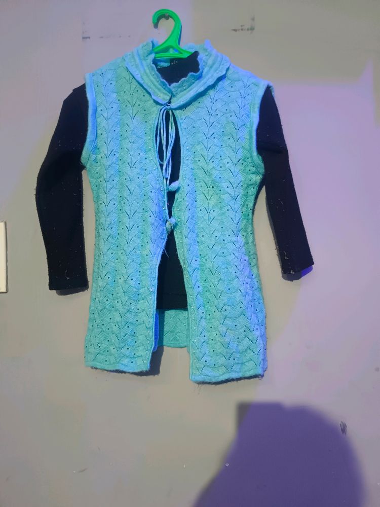Shrug Top Set For Girls