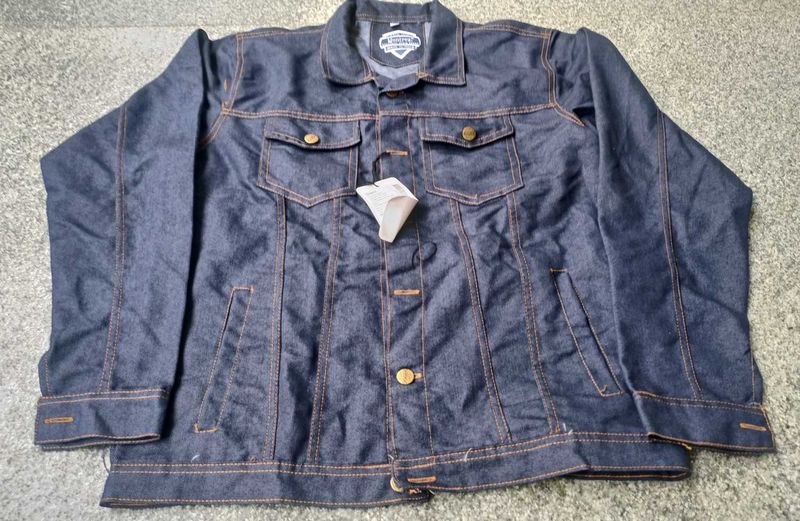 Mens Denim Jacket, Xl Size
