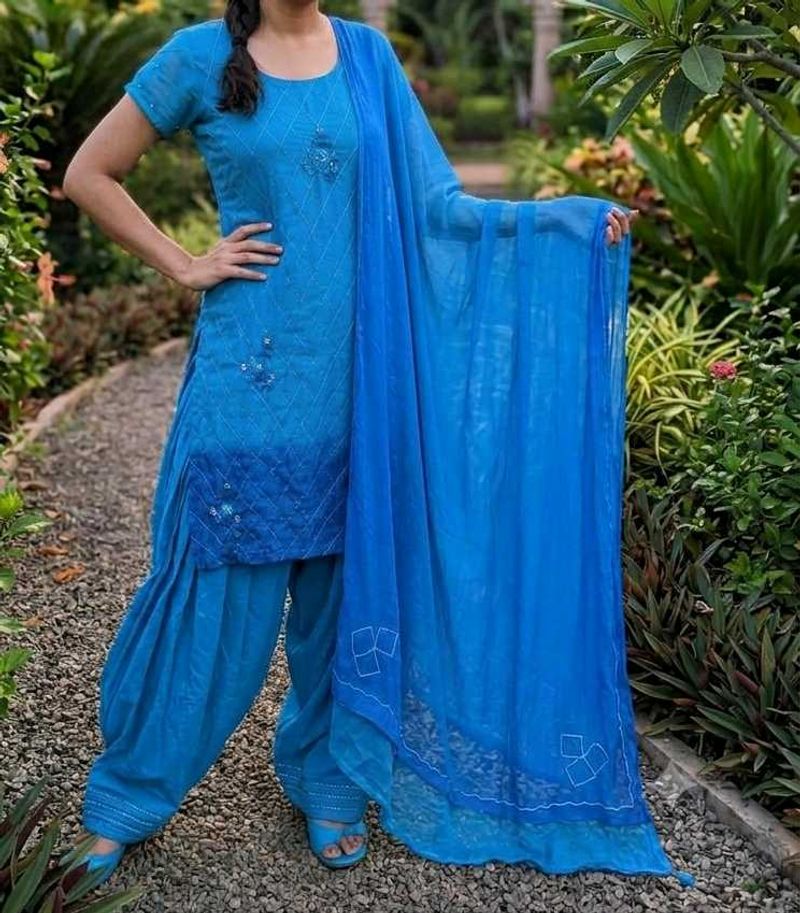 Beautiful Blue Kurta Set