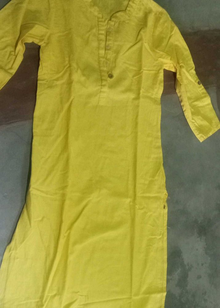 Vibrant Yellow Kurta