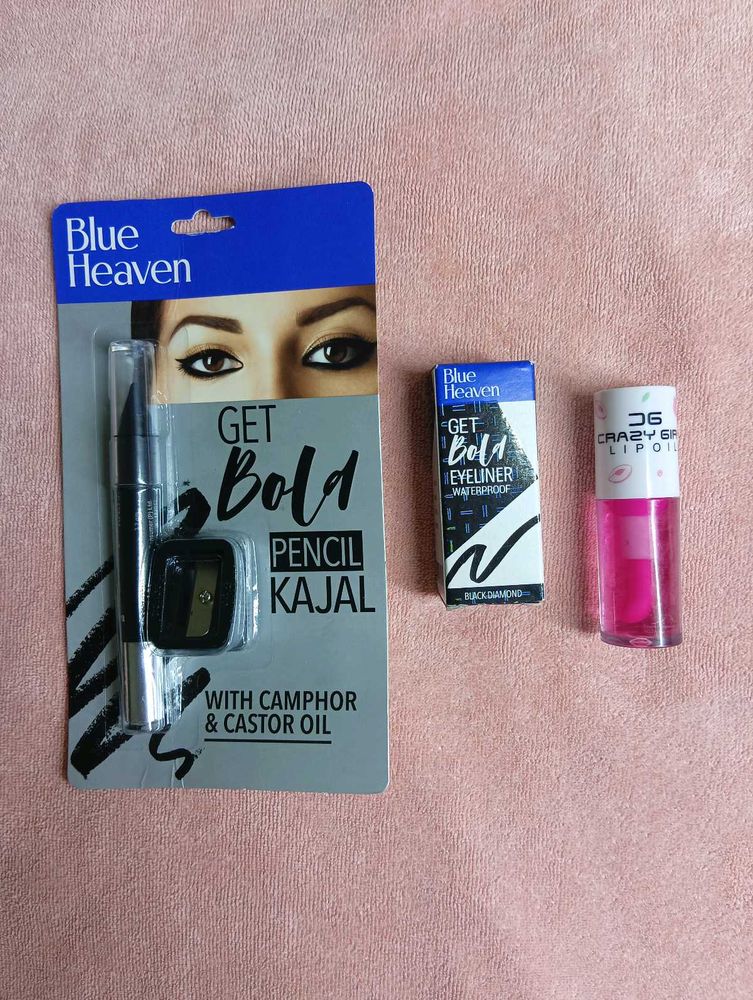 Blue Heaven- Kajal &amp; Eyeliner and Lip oil