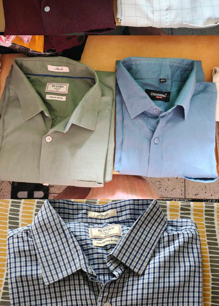 5 Men's Branded shirt bundle