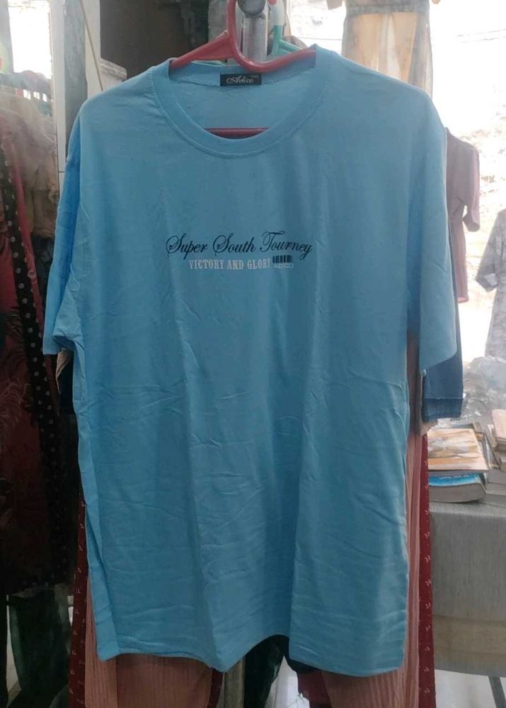 Light Blue Graphic Tee