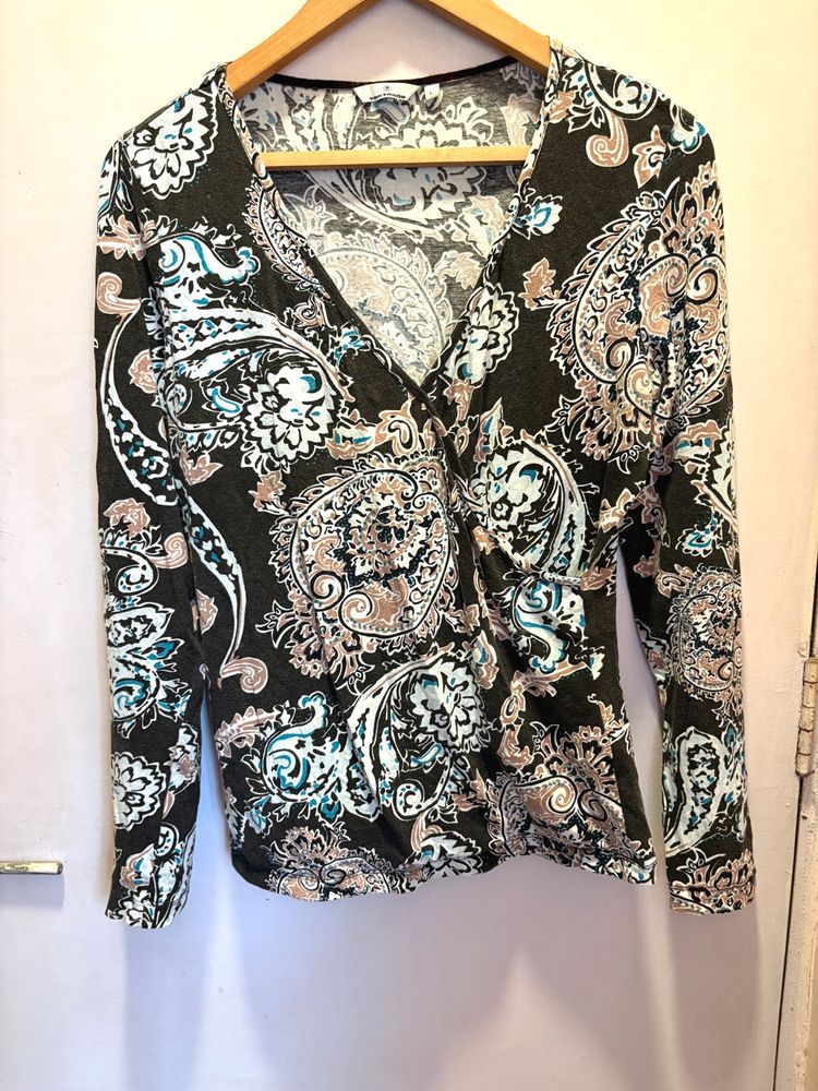 Beautiful Imported Wrap Top