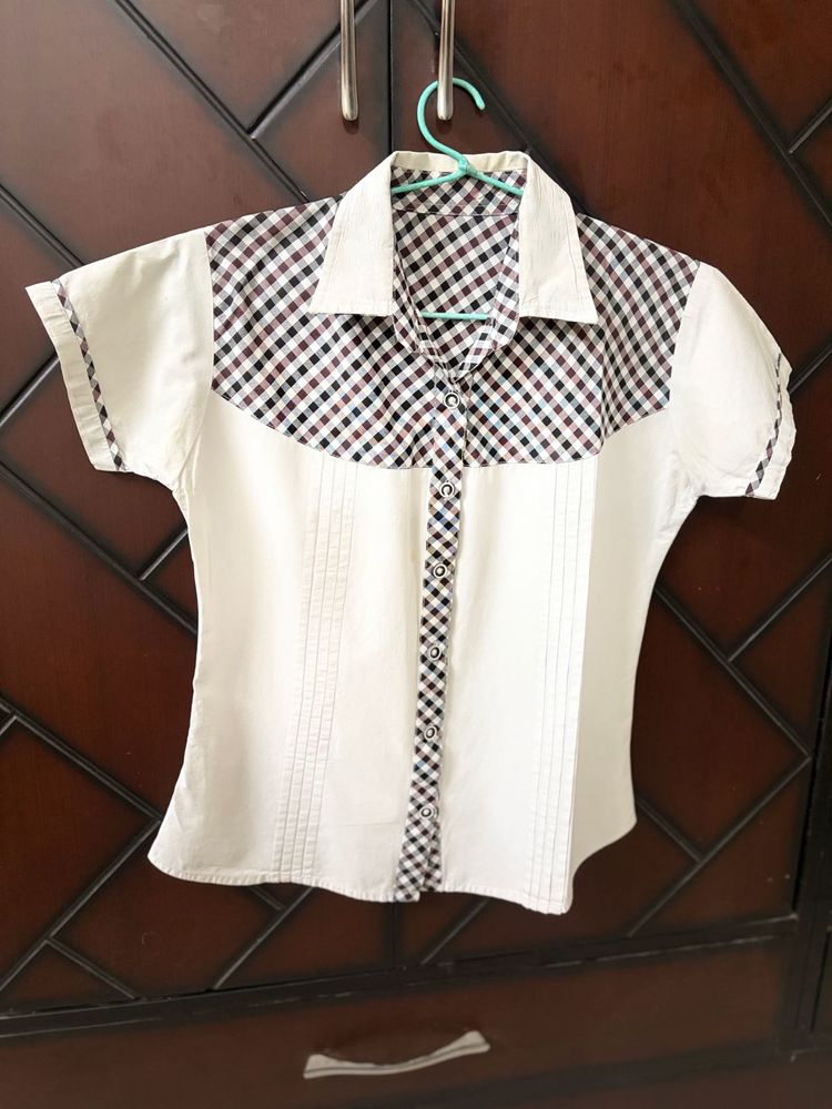 Classic Checkered Short Sleeve Shirt
