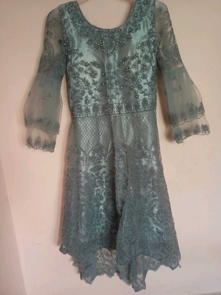Beautiful Heavy Kurti With Pant Dupatta 💘💘