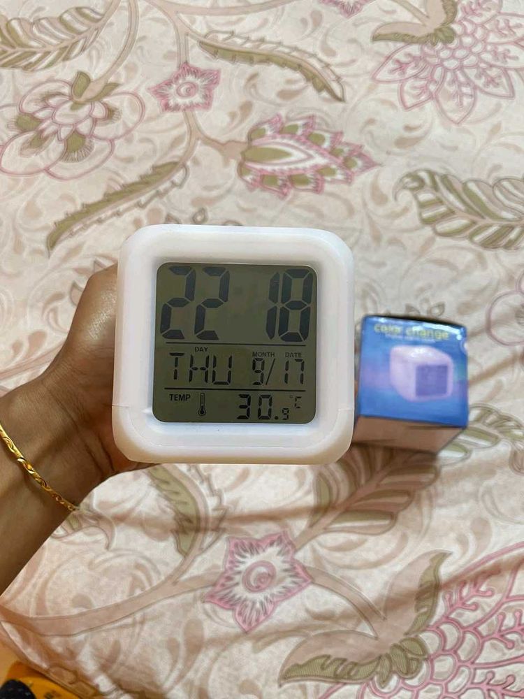 Color Changing Digital Alarm Clock