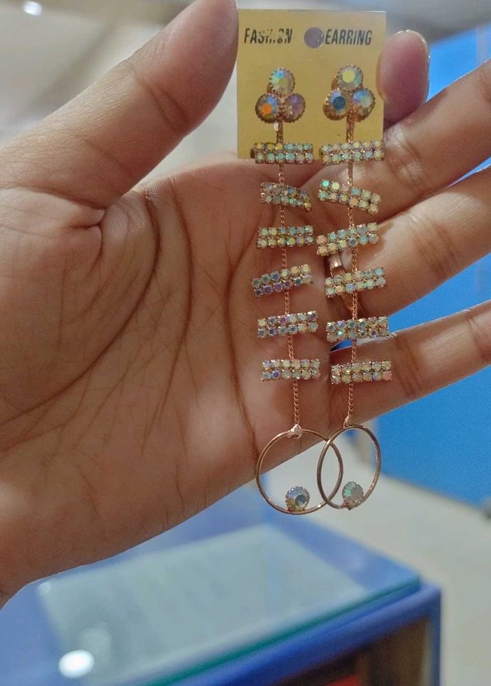Sparkling Drop Earrings