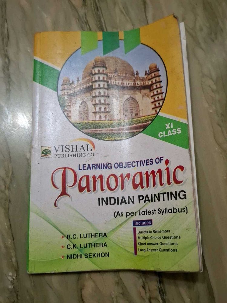 Panoramic Indian Painting XI Class Book