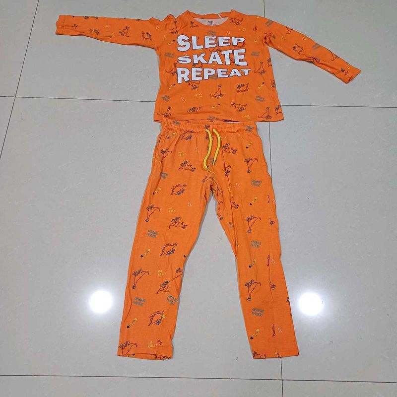 Kids KB Teamspirit Orange Sleepwear Set